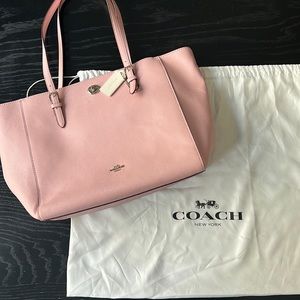 Coach Crossgrain Leather Folio Tote (Never Used)